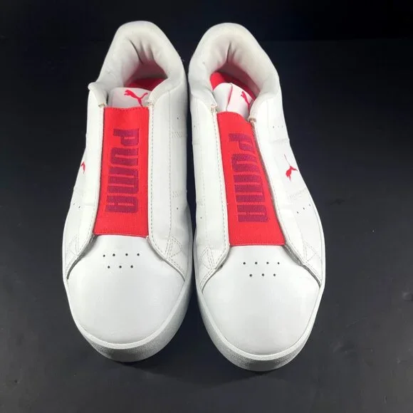 Puma Womens Slip-On Sneakers White/Red/Pink Size 10 - Picture 6 of 10